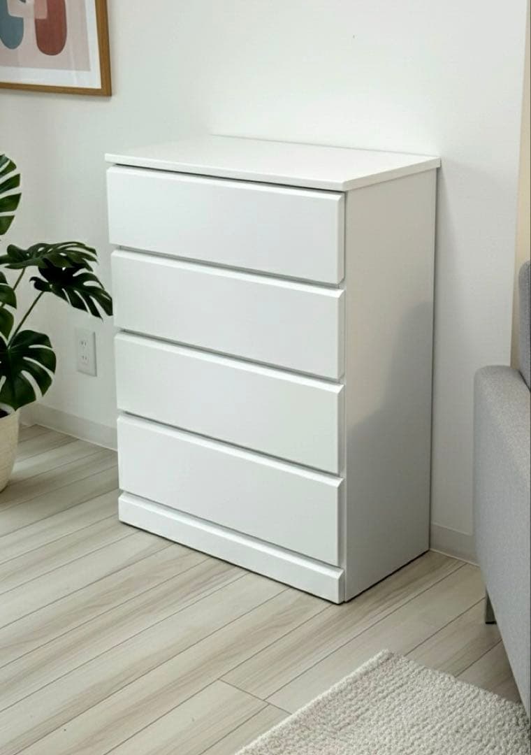 オシャレ ホワイトキャビネット（三連休割引価格）