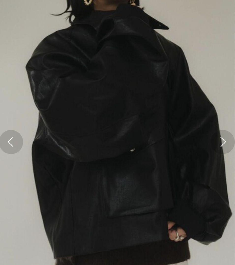 ❀ Knuth marf 【F】ラウンドスリーブフライトジャケット ❀