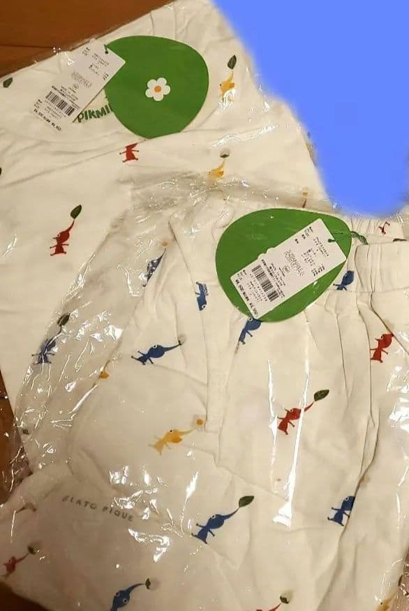 新品未使用　ジェラートピケ　ピクミン　コラボ　Tシャツ　短パン　2点