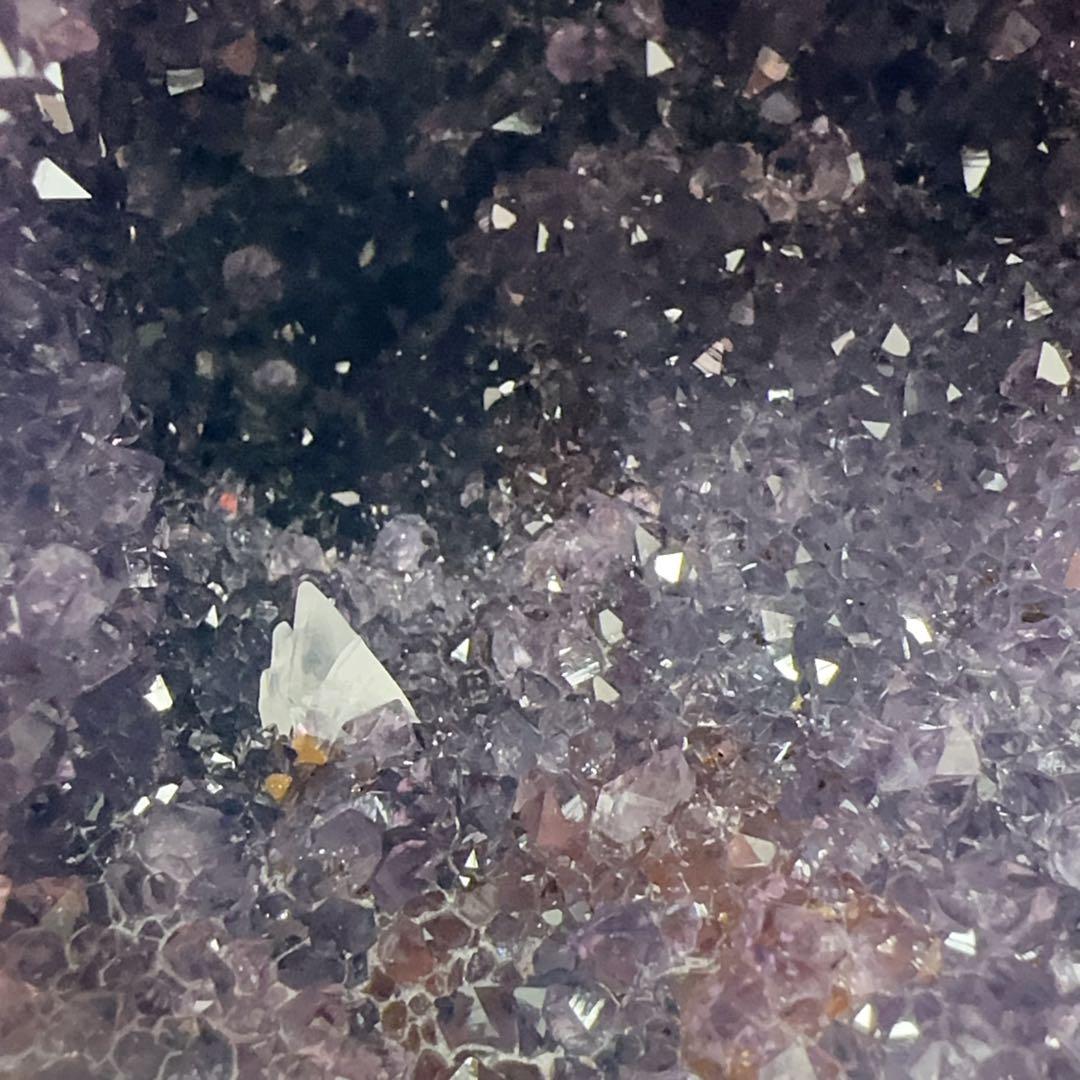 天然石ブラジル産 天然アメジストジオード｜紫水晶晶洞｜開運・浄化・高品質ドーム