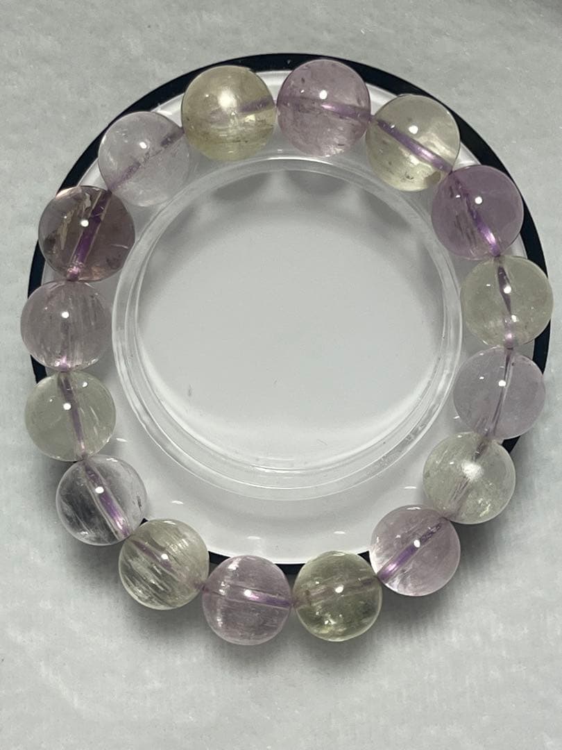 イ*タ様 3088 希少 大玉 超高品質 クンツァイト ブレスレット オールドス