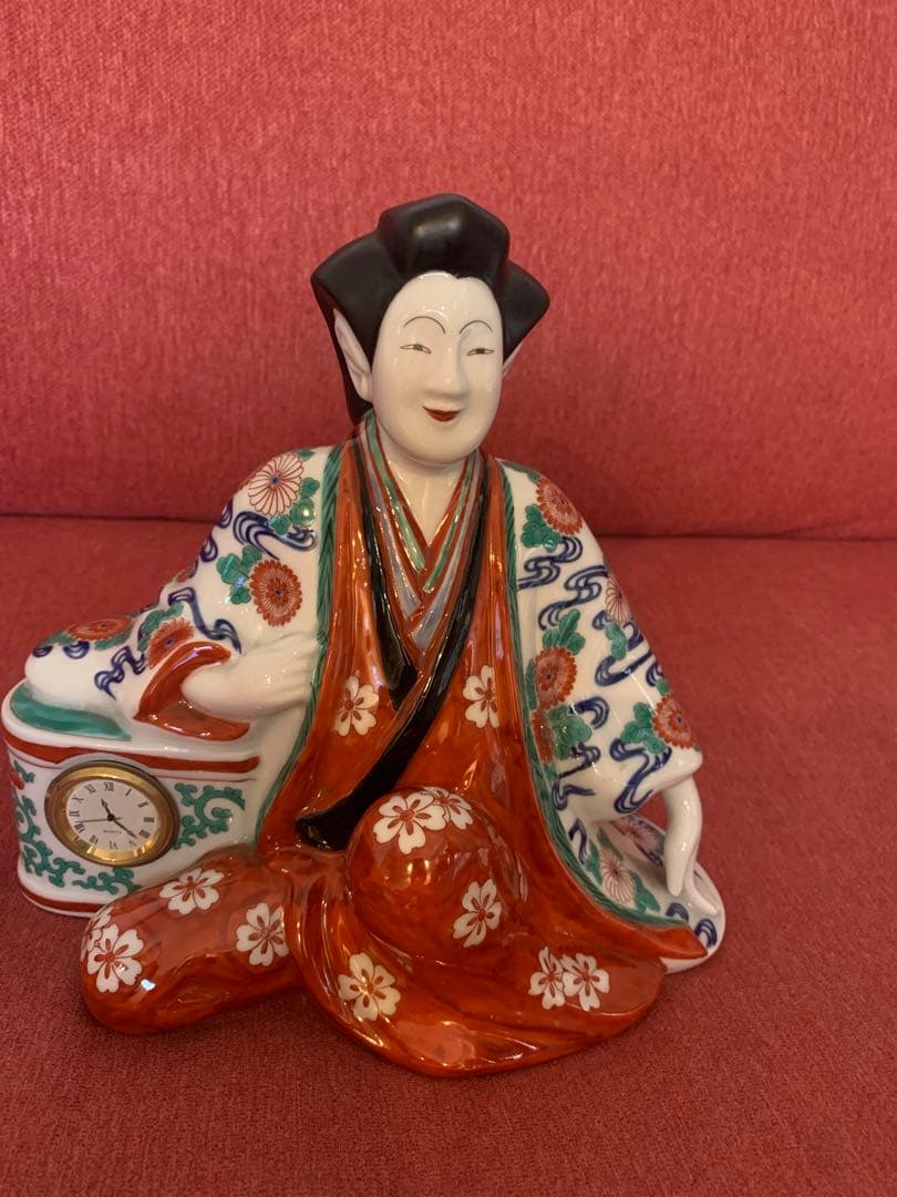 伊万里　人形　林九郎　置物　和物