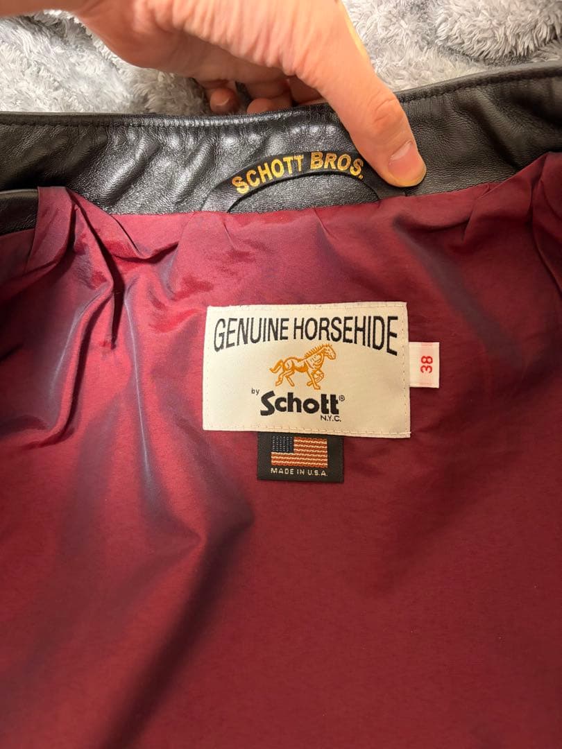 Schottホースハイドレザージャケット HORSE LEATHER 641XX
