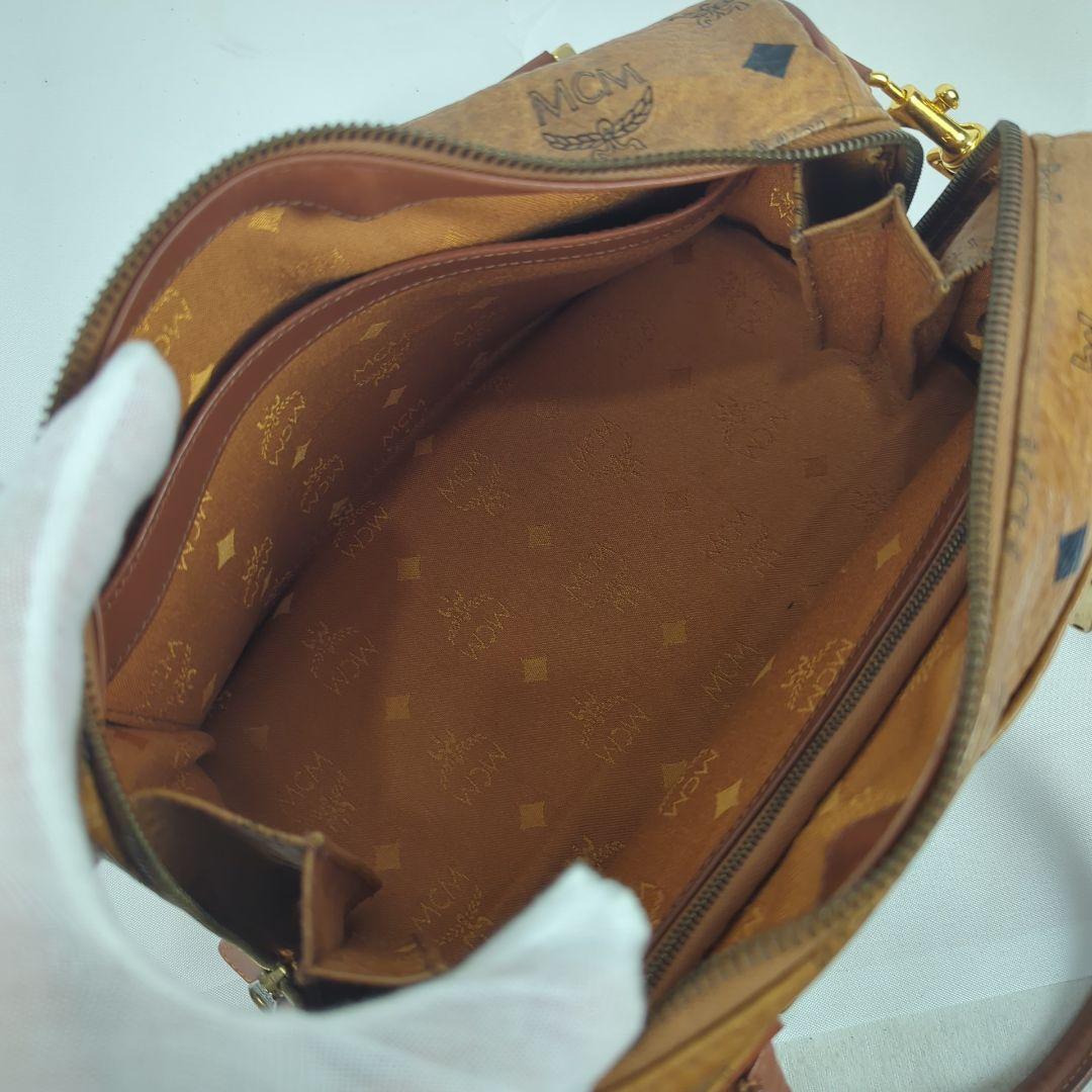 MCM エムシーエム ショルダー ミニボストンバッグ ヴィセトス