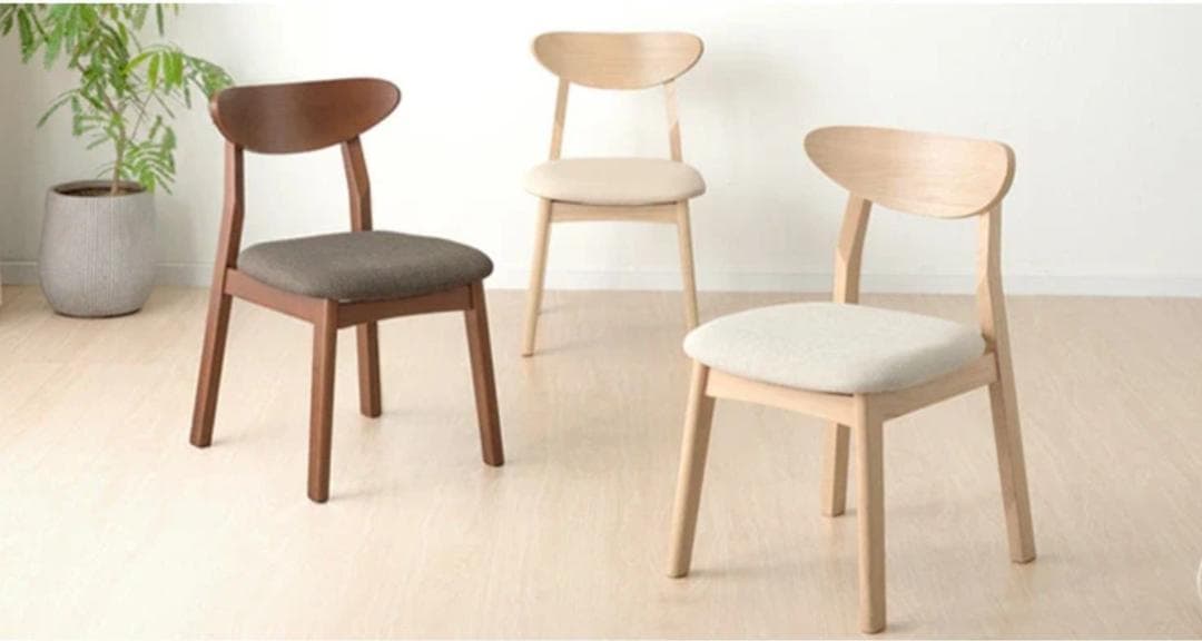 TG DC NTR　8脚　ダイニングチェア　ブラウン　カフェチェア