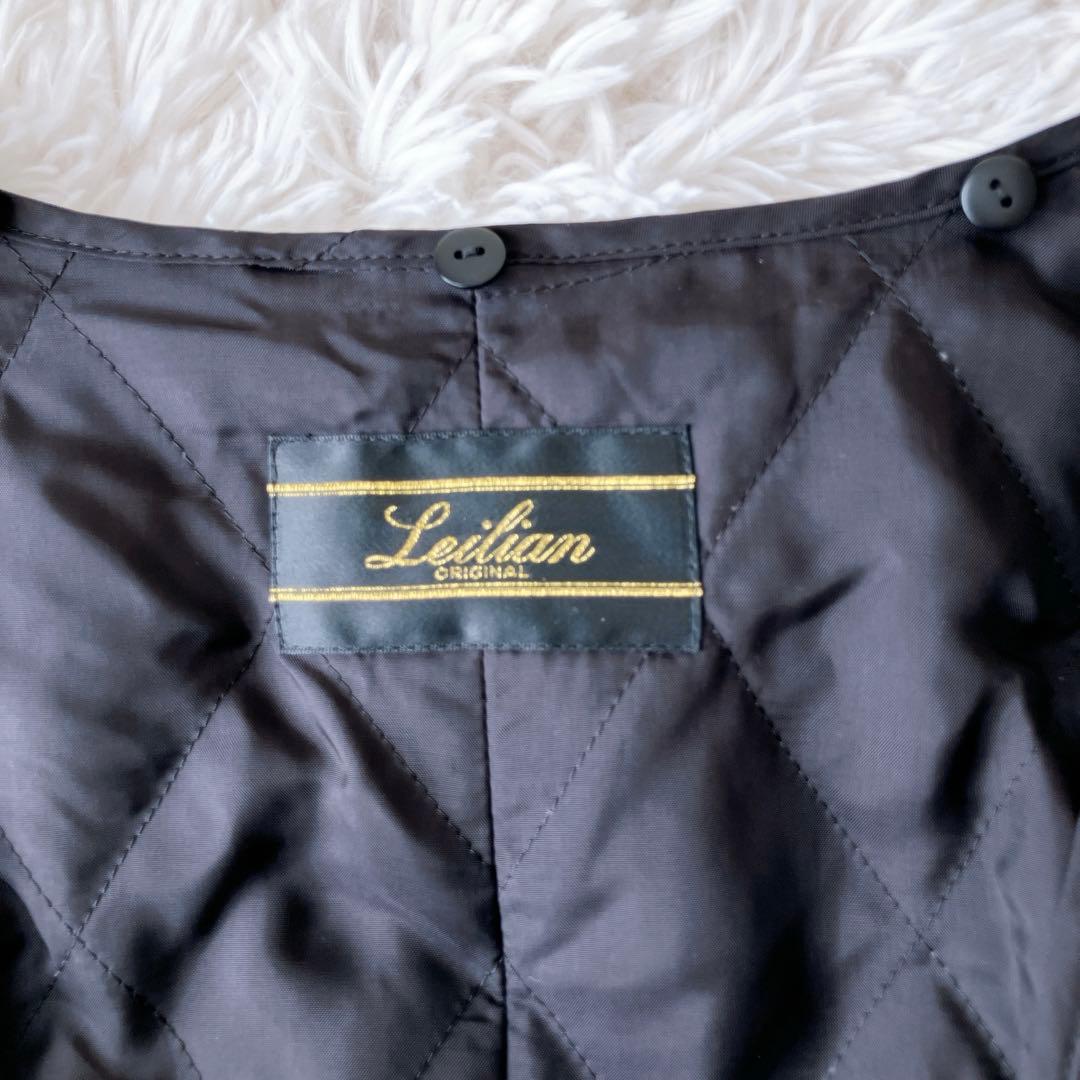 Leilian レリアン コート ダウンライナー フォックスファー LL