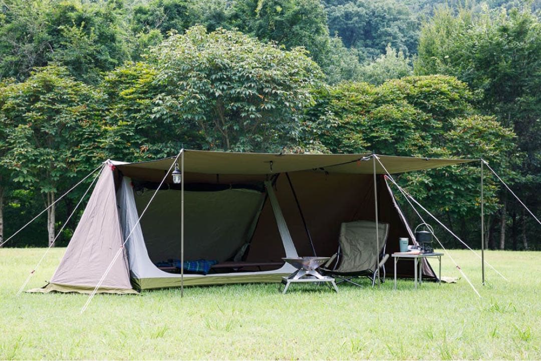 テンマクデザイン　炎幕フロンティア、オプションインナーテント、張り出しポール1本