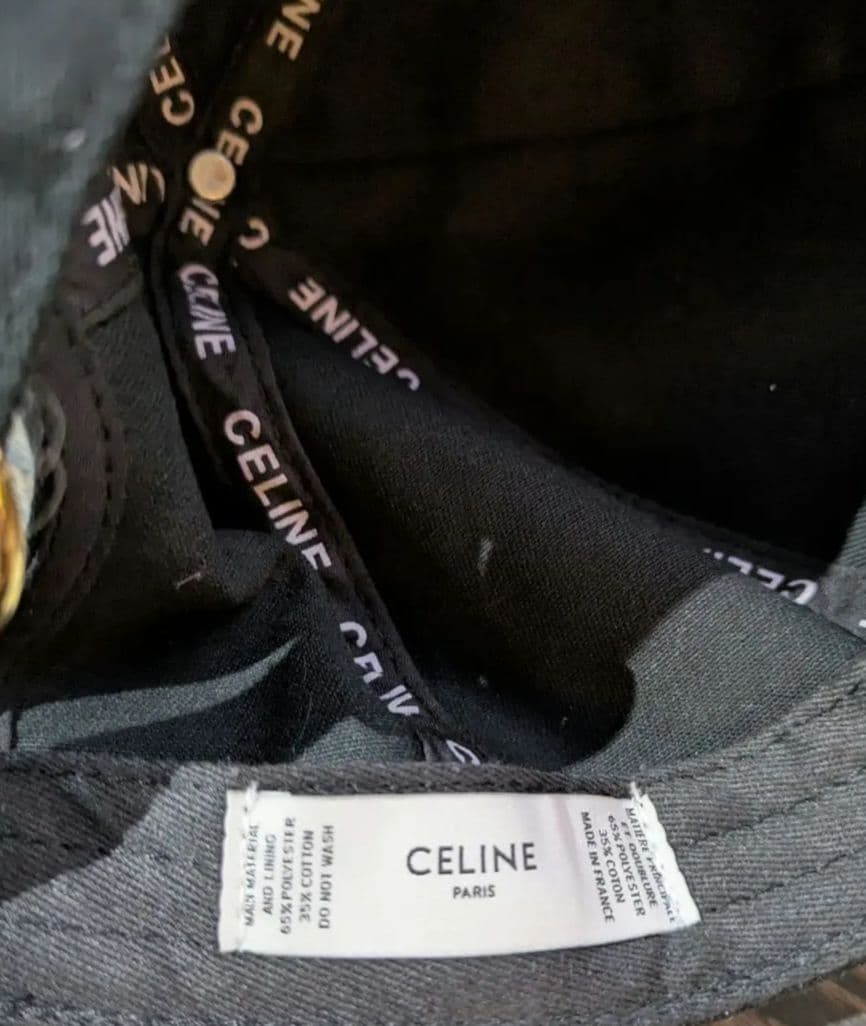 【美品送料無料】CELINEキャップ　Freeesize