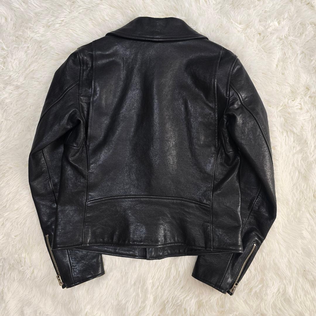 美品✨Beautiful people　ダブルライダースジャケット 150