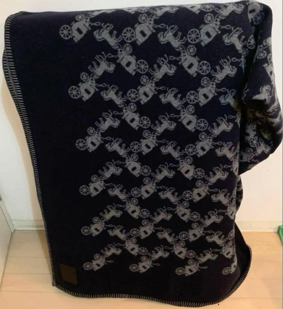 コーチ　イタリア　ブランケット　毛布　マフラー　ソファカバー　膝掛け　ブランド