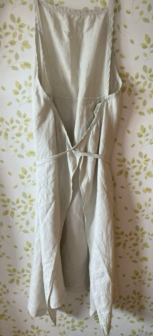 [新品]  Eddie Bauer エプロン　リネン100%　生成