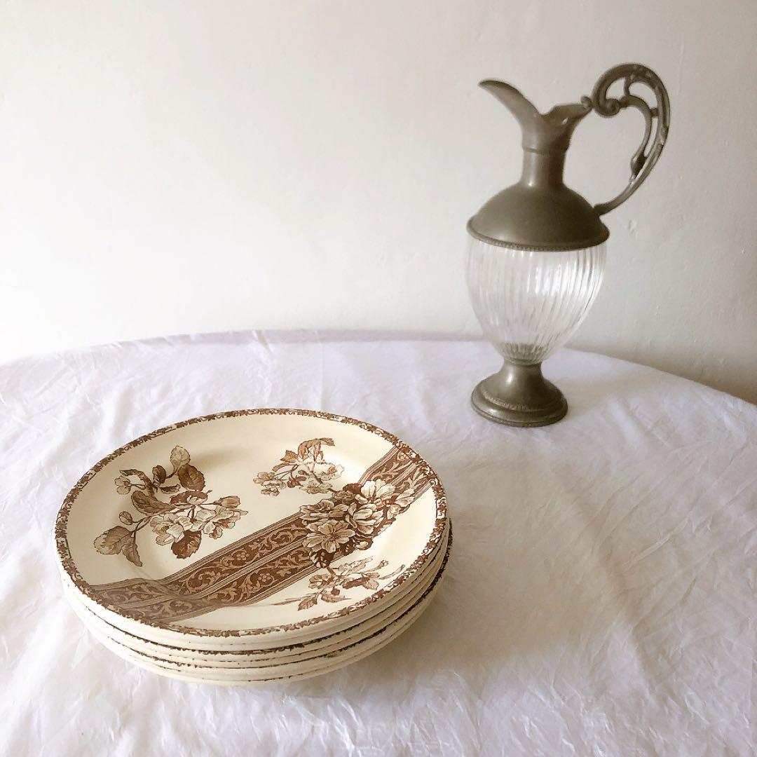 グランデポ　エミールブルジョワ　ディナープレート C フランスアンティーク食器