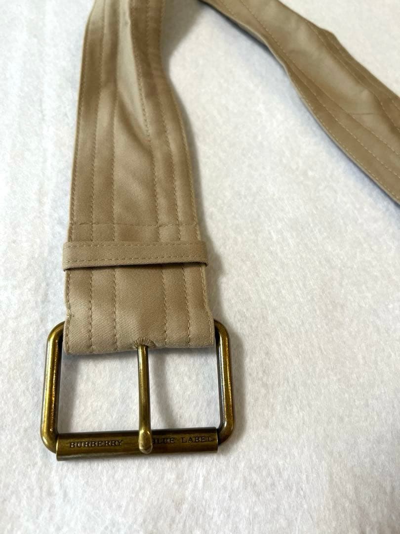 【美品】BURBERRY BLUE LABEL トレンチコート ベージュ 36