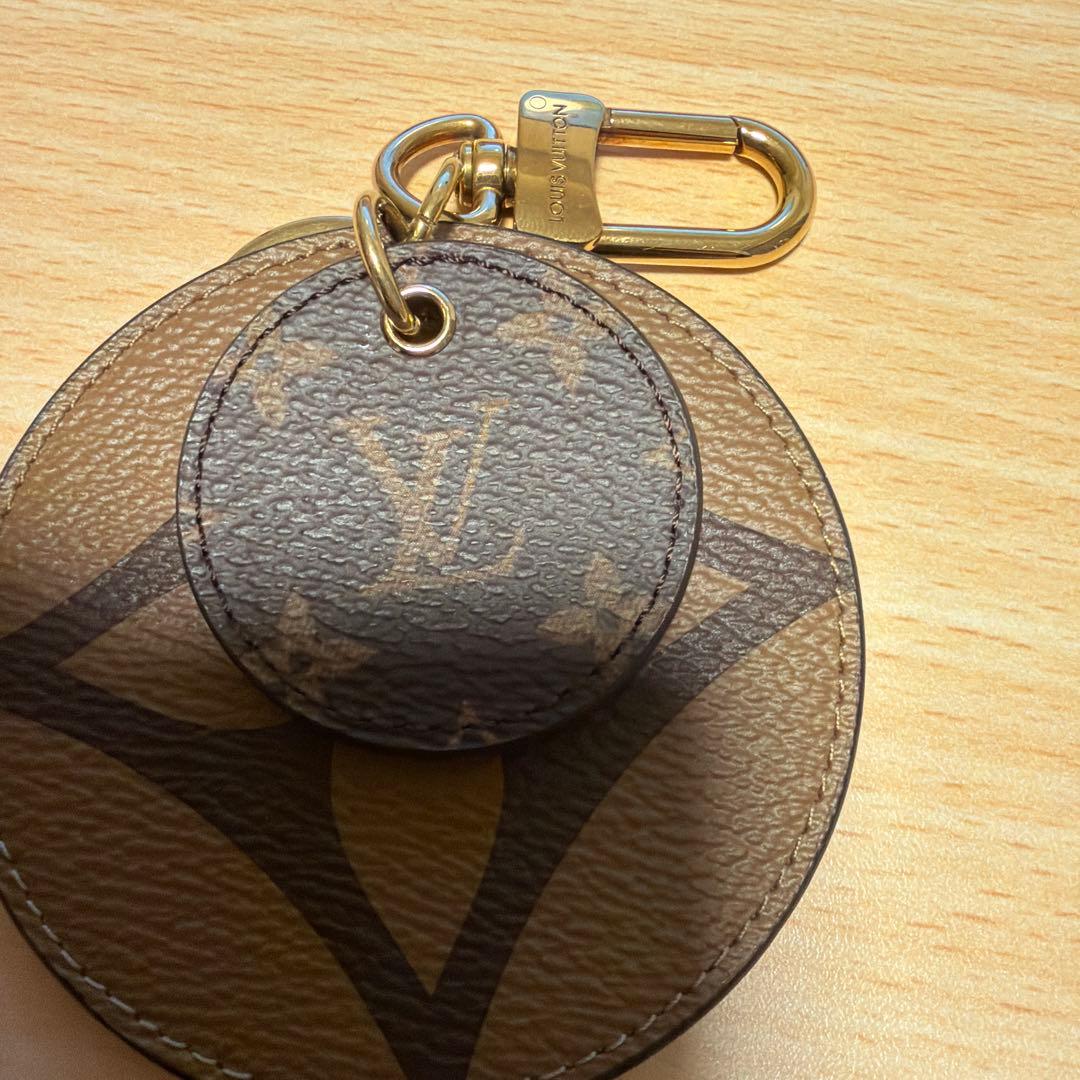 Louis Vuitton モノグラムラウンドキーホルダー