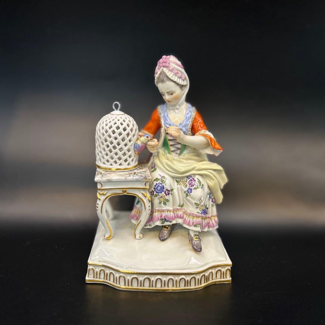 マイセン 陶磁器 フィギュア 「触覚（五感の寓意より）」　フィギュリン