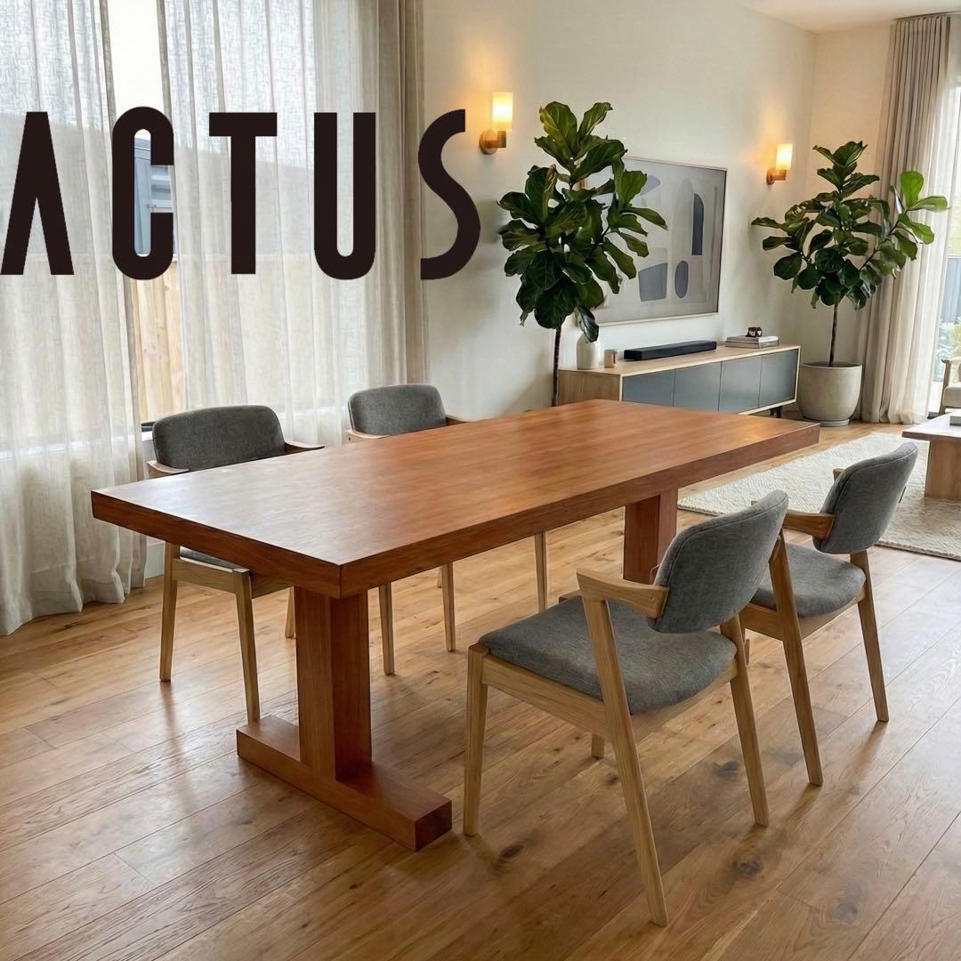 【訳アリ】　アクタス　ACTUS　ダイニングテーブル　OWNーF　ウォールナット