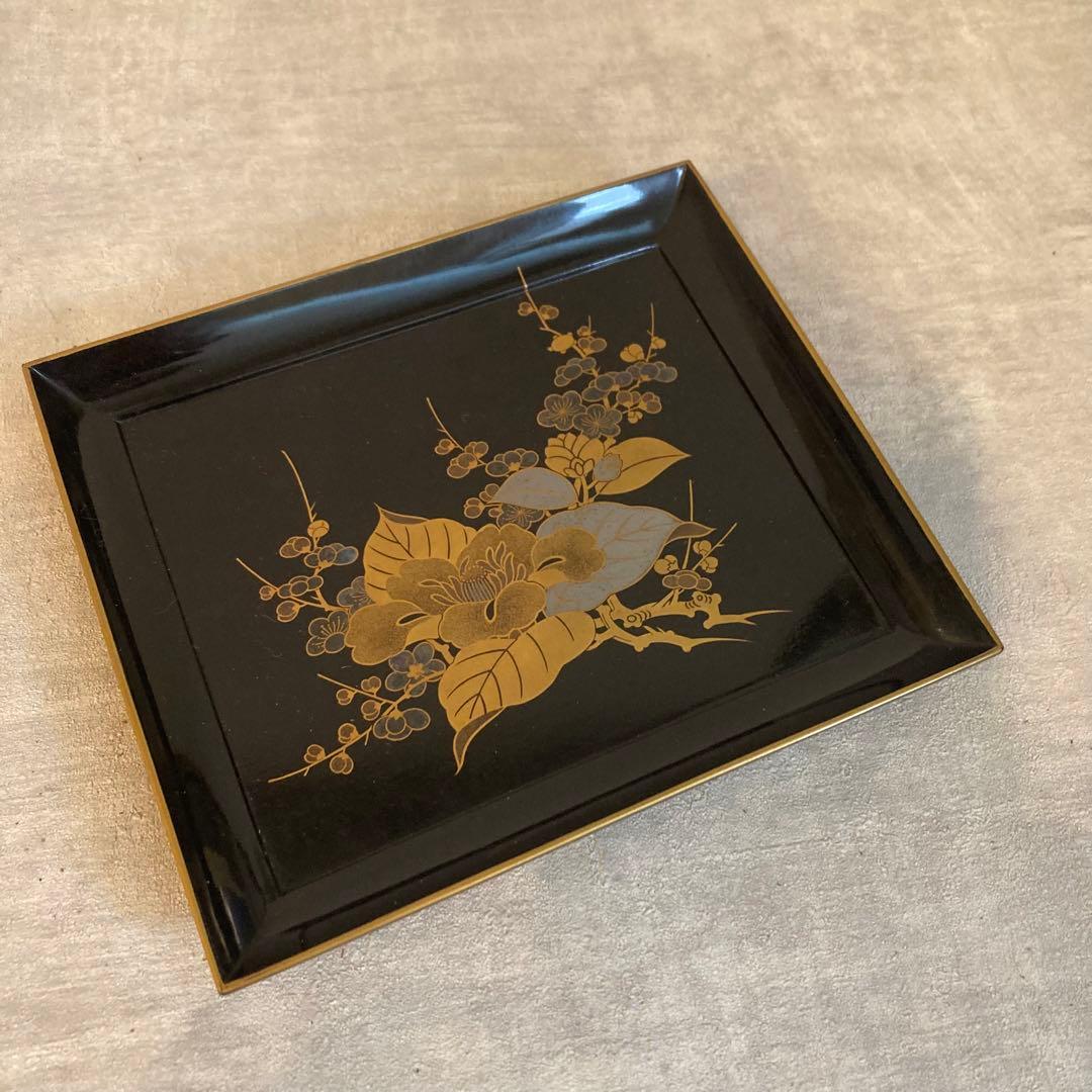 野弁当箱 漆器 漆芸 重箱 蒔絵 骨董品 蒔絵お重