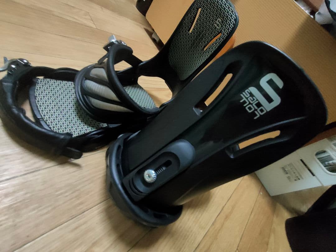 Salomon Force ビンディング ブラックL スノボ フリースタイル
