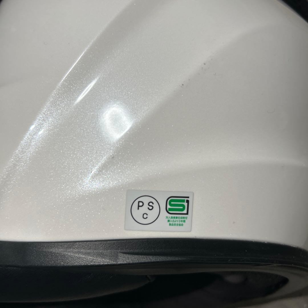 【ブルーミラーシールド付き】OGK KABUTO SHUMA Lサイズ　ホワイト