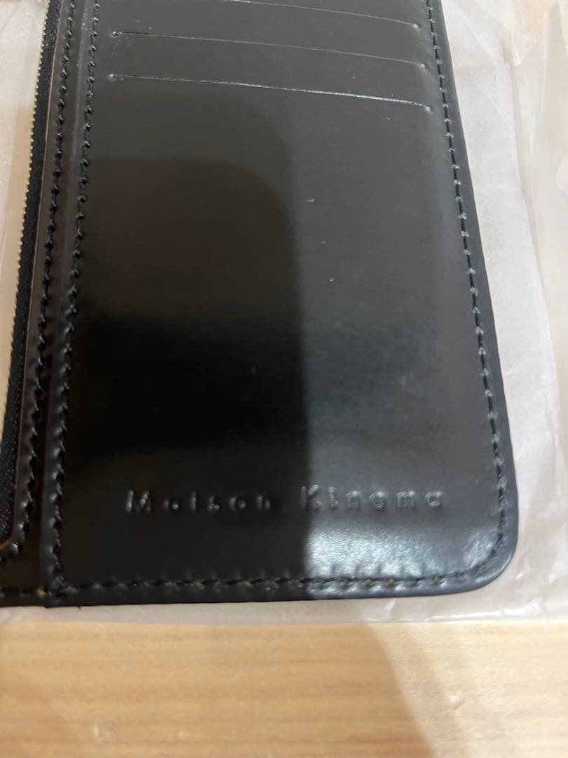 小物 MAISON KINEMA Leather wallet