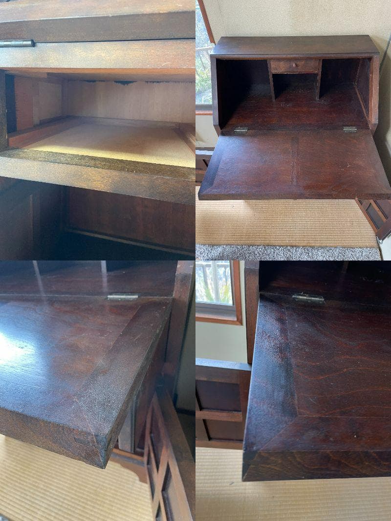 [アンティーク] 松本民芸家具 ライティングビューロー デスク