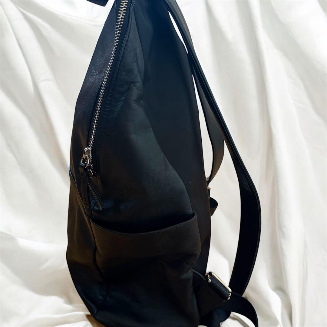 GALLARDAGALANTE ガリャルダガランテ レザーリュック 黒　A4可