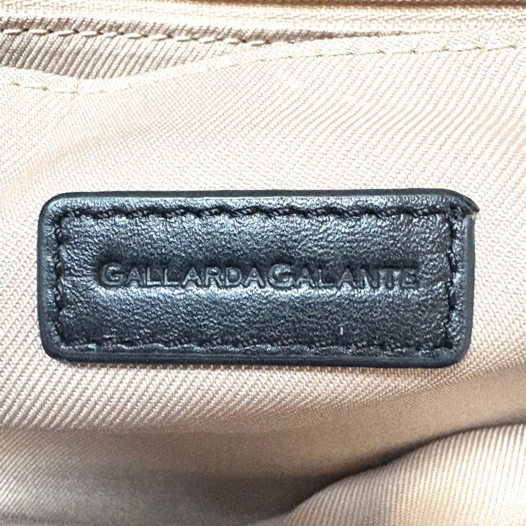GALLARDAGALANTE ガリャルダガランテ レザーリュック 黒　A4可