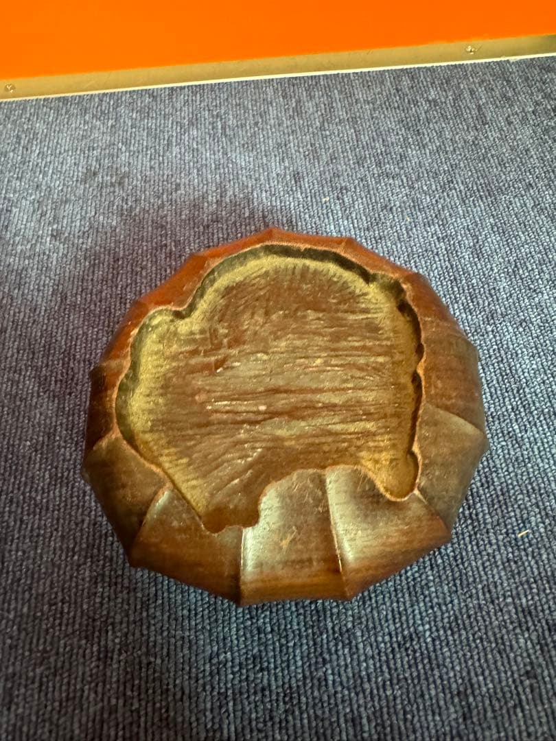 1814  激レア　初代唐津焼　龍型花瓶　花台付き　置物　時代物