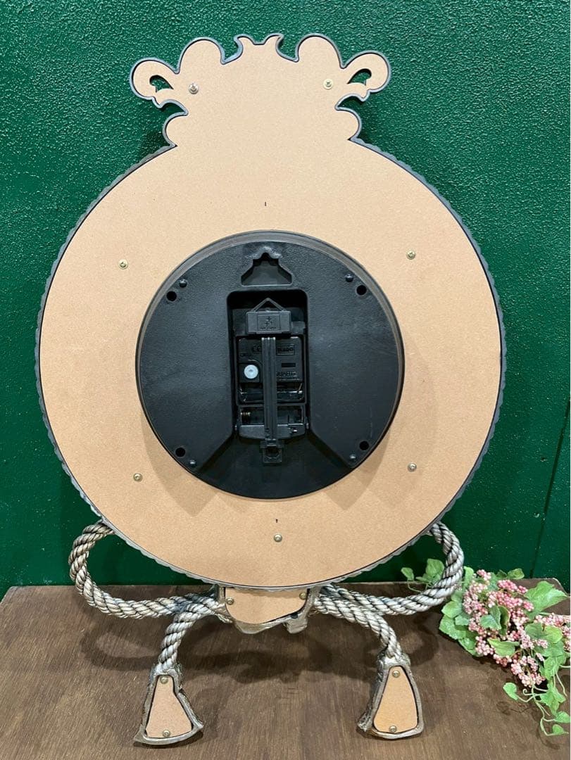 ヨーロピアン 掛時計 インテリア アンティーク ビンテージ リボン