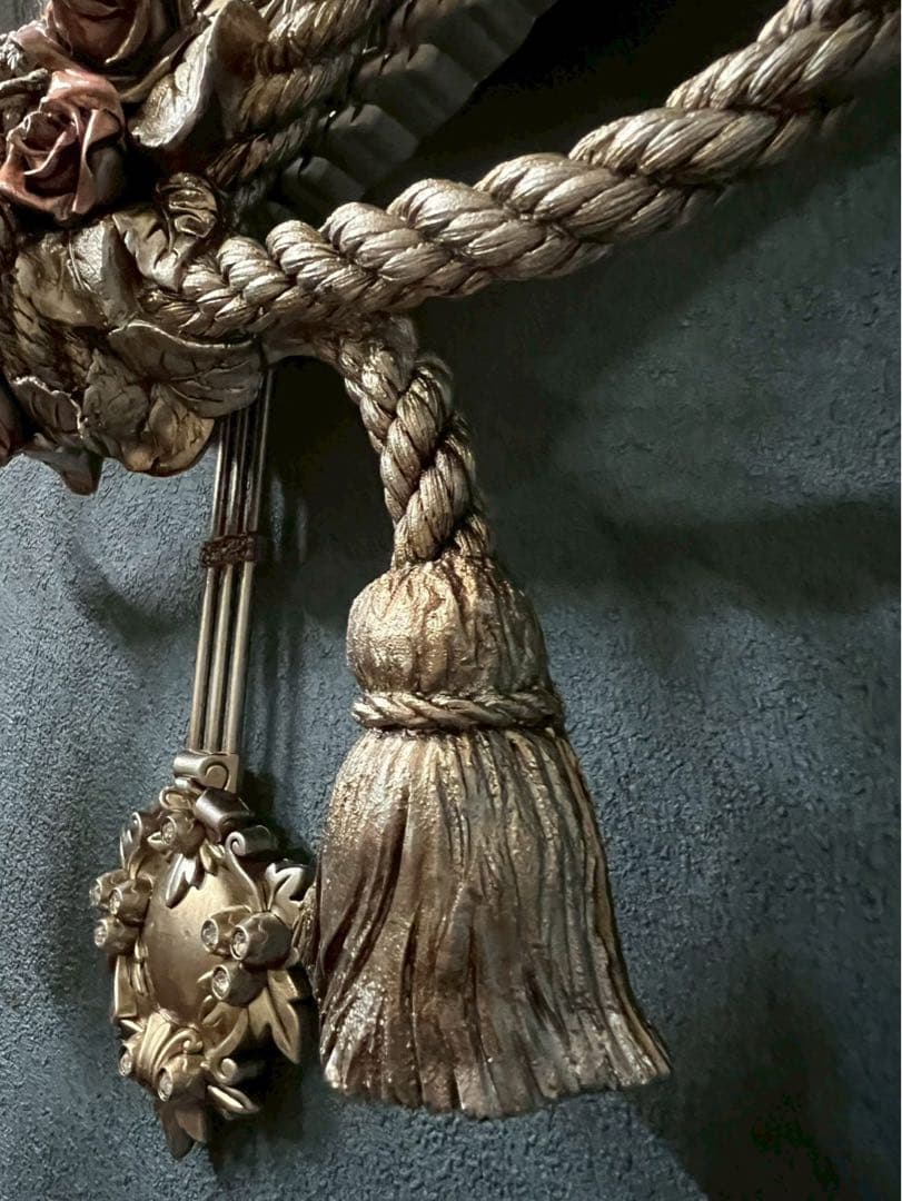 ヨーロピアン 掛時計 インテリア アンティーク ビンテージ リボン