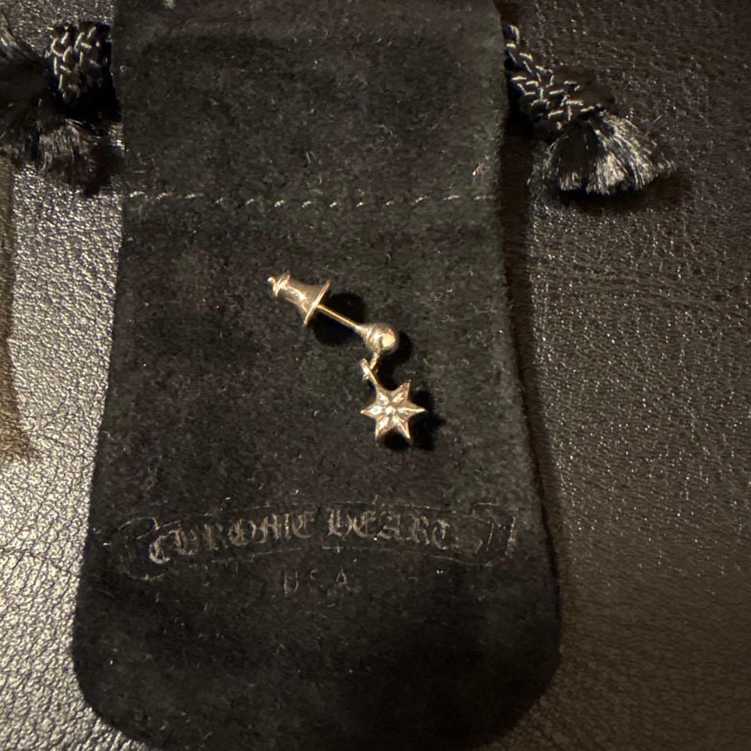 クロムハーツ　片耳　シルバー