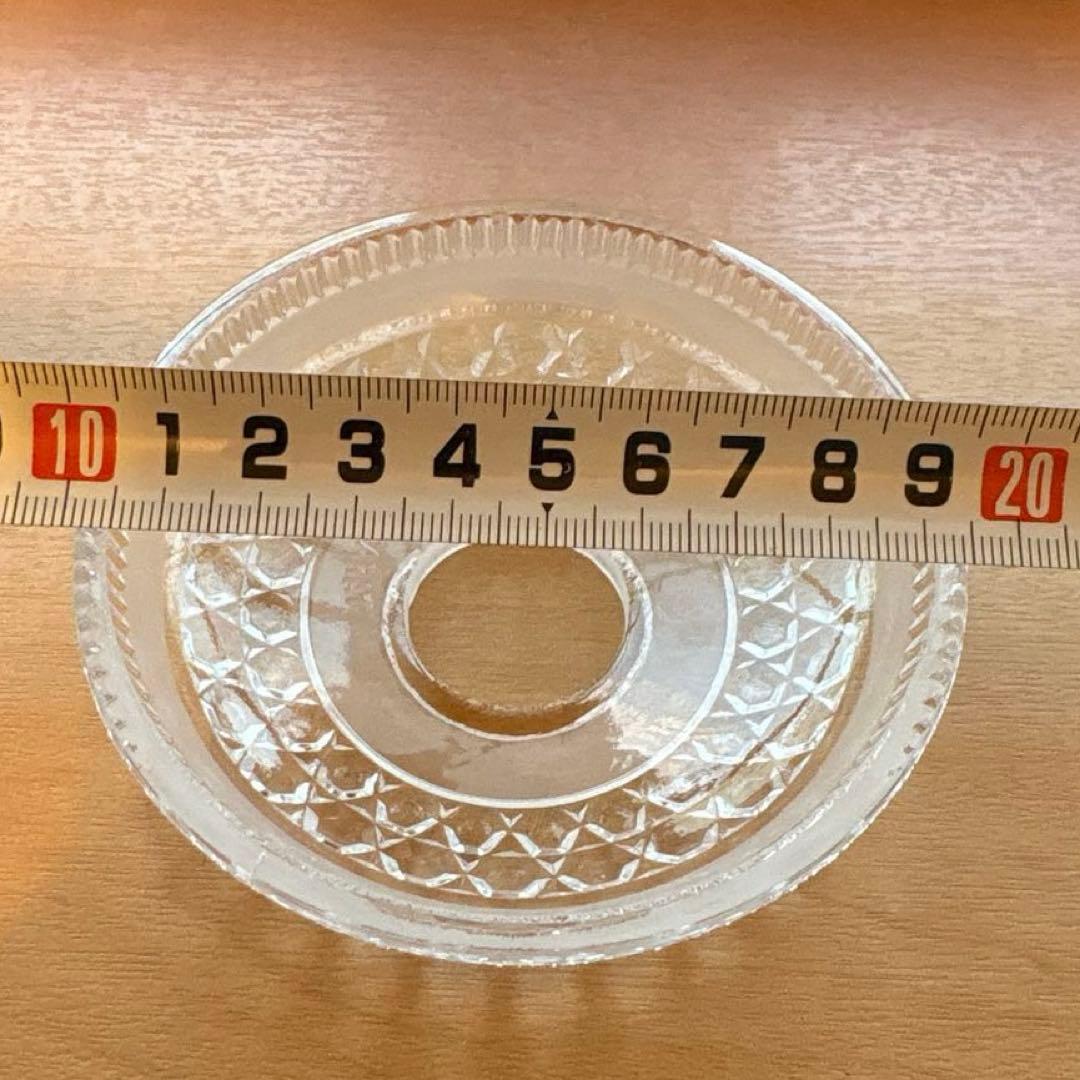 フランスアンティーク　オールドバカラ　ミニシェード　ペンダントランプ