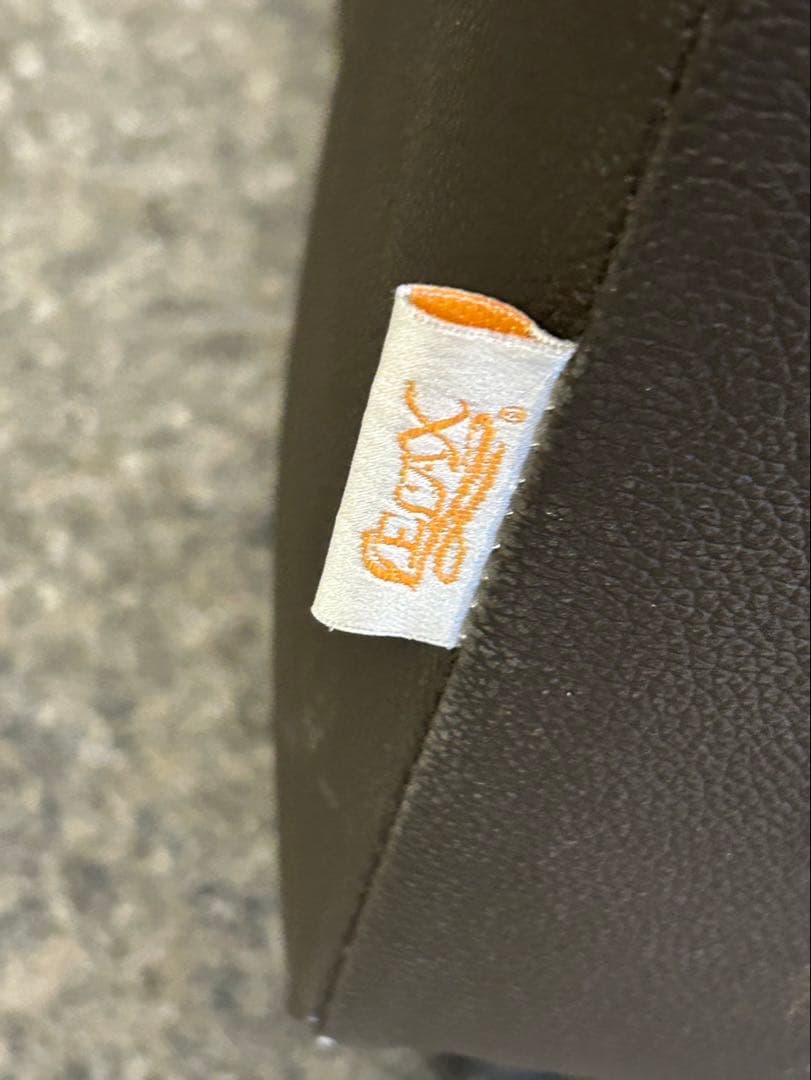 ルラックス　3人がけ　レザーソファ　オットマン　セット　LELAX 革張りソファ