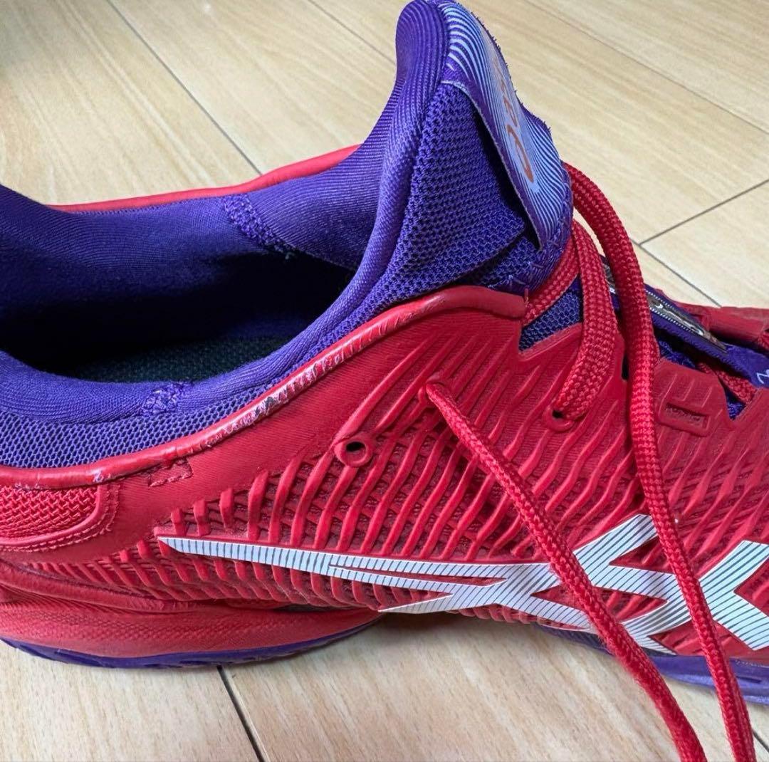 asics Court FF 2 テニスシューズ レッド 28.5