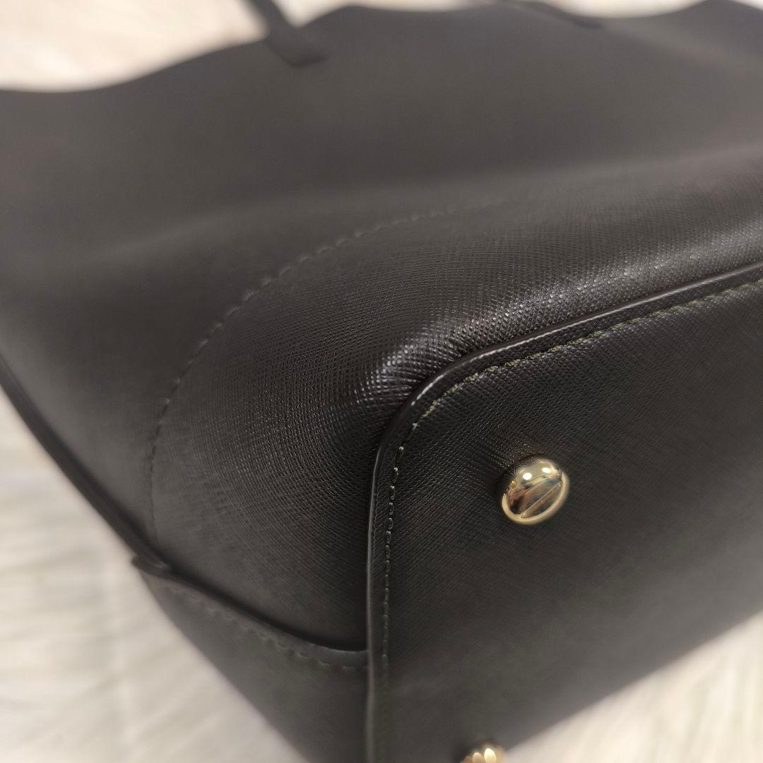 【kristen様】ヘンリベンデル　サフィアーノレザー　トートバッグ　ストライプ