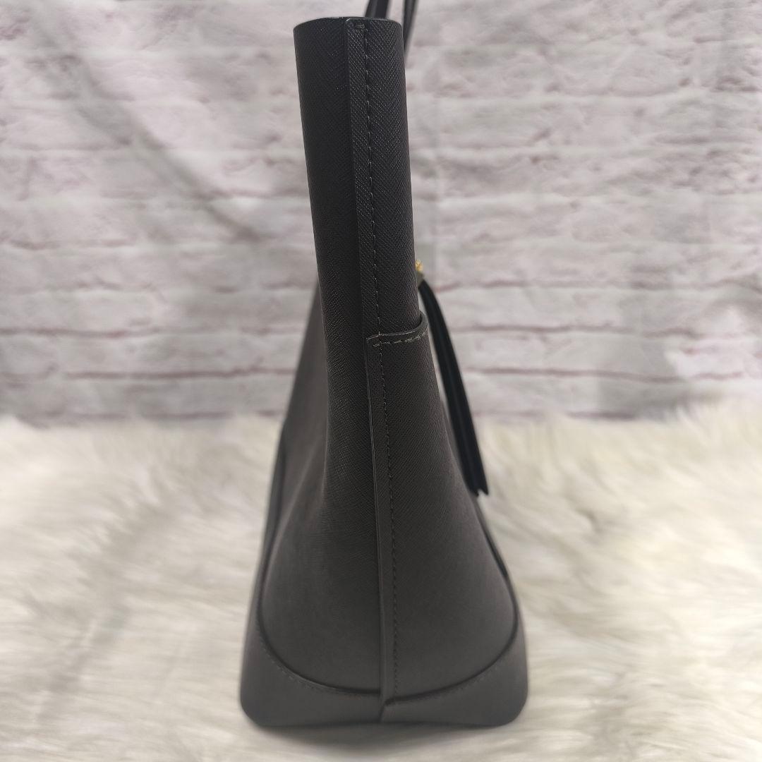 【kristen様】ヘンリベンデル　サフィアーノレザー　トートバッグ　ストライプ