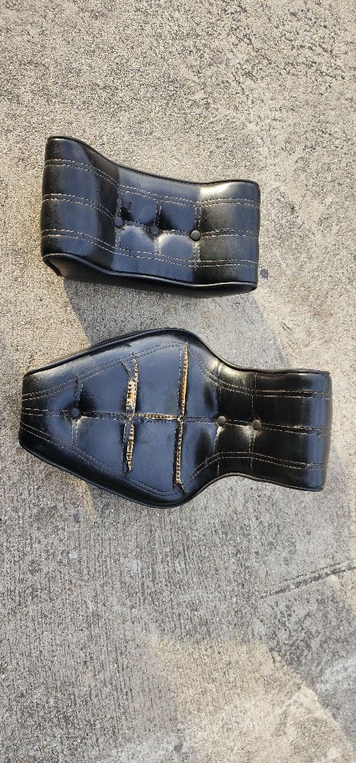 ハーレー　ラペラ　当時物　ナックル　パンヘッド　ショベル　シート　ソロシート