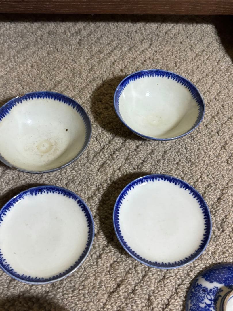 古伊万里 江戸時代 染付 蓋付あり 有田焼き 陶磁器 茶碗 まとめ 骨董品