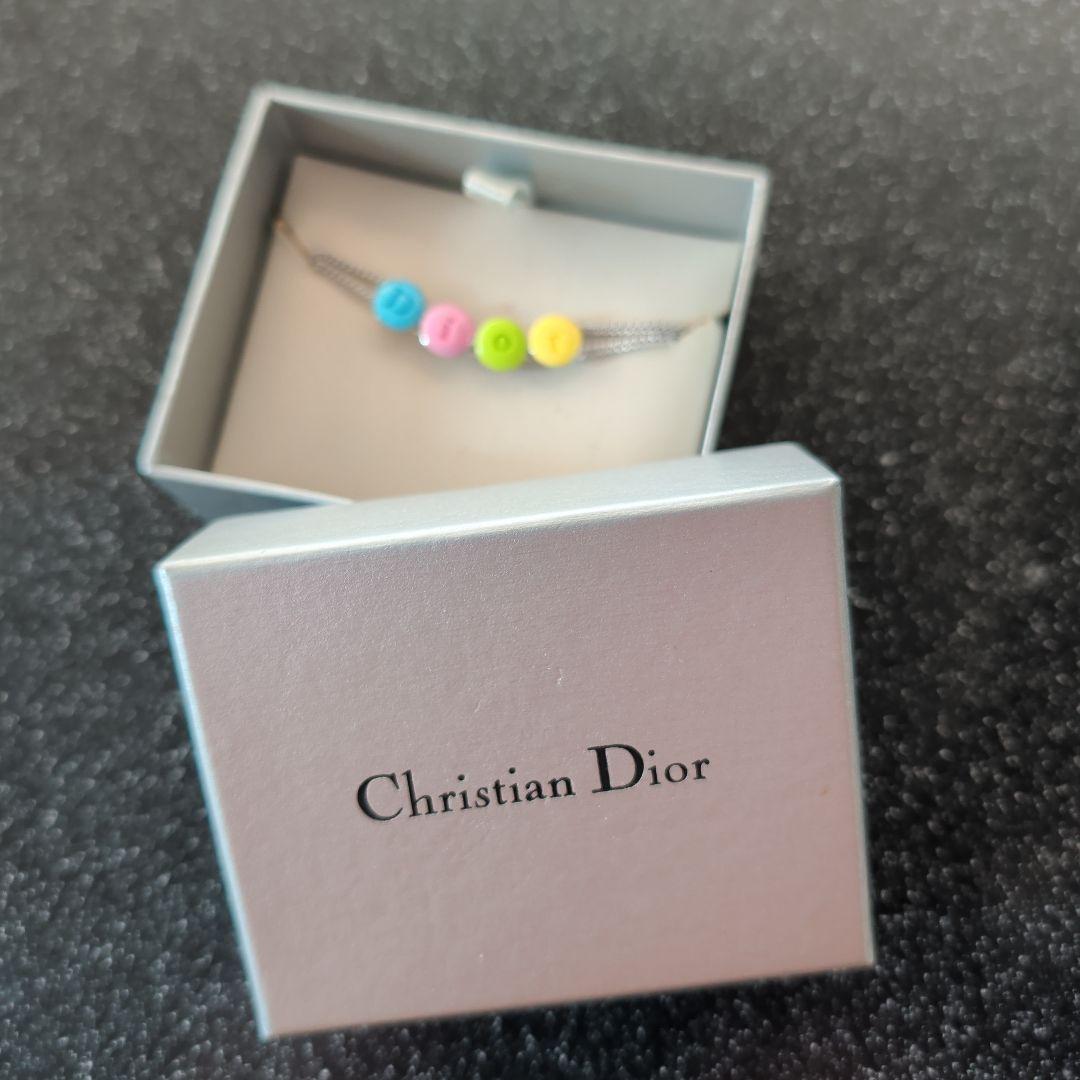 Christian Dior カラフルビーズブレスレット