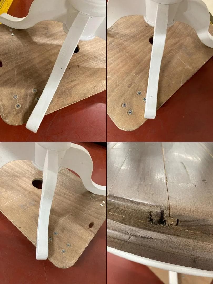 フレンチカントリー調ダイニングテーブル　P.G.T. IRECLAIMED