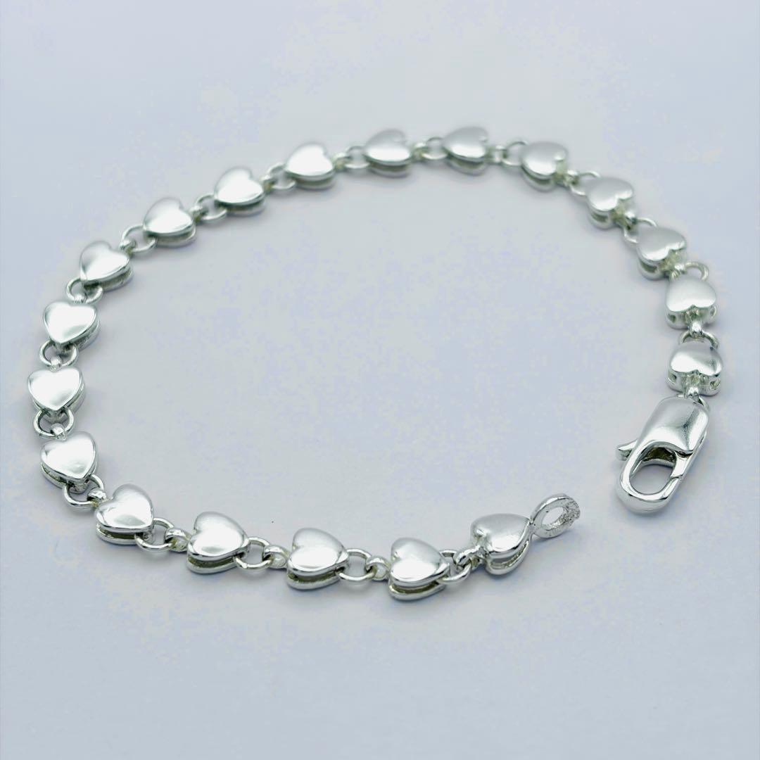 美品 オールドティファニー パフハート ブレスレット シルバー925