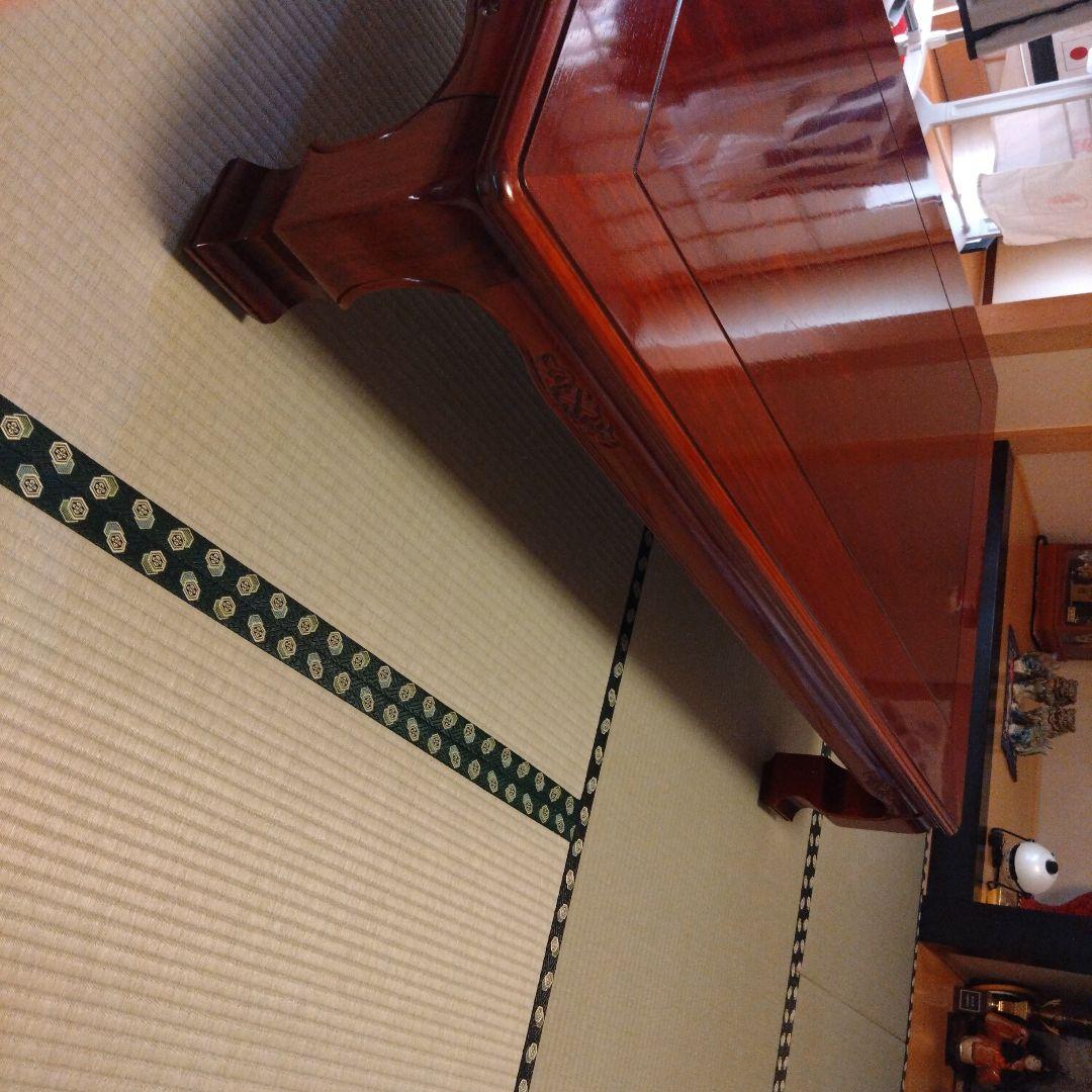 座卓　木製ダークブラウン