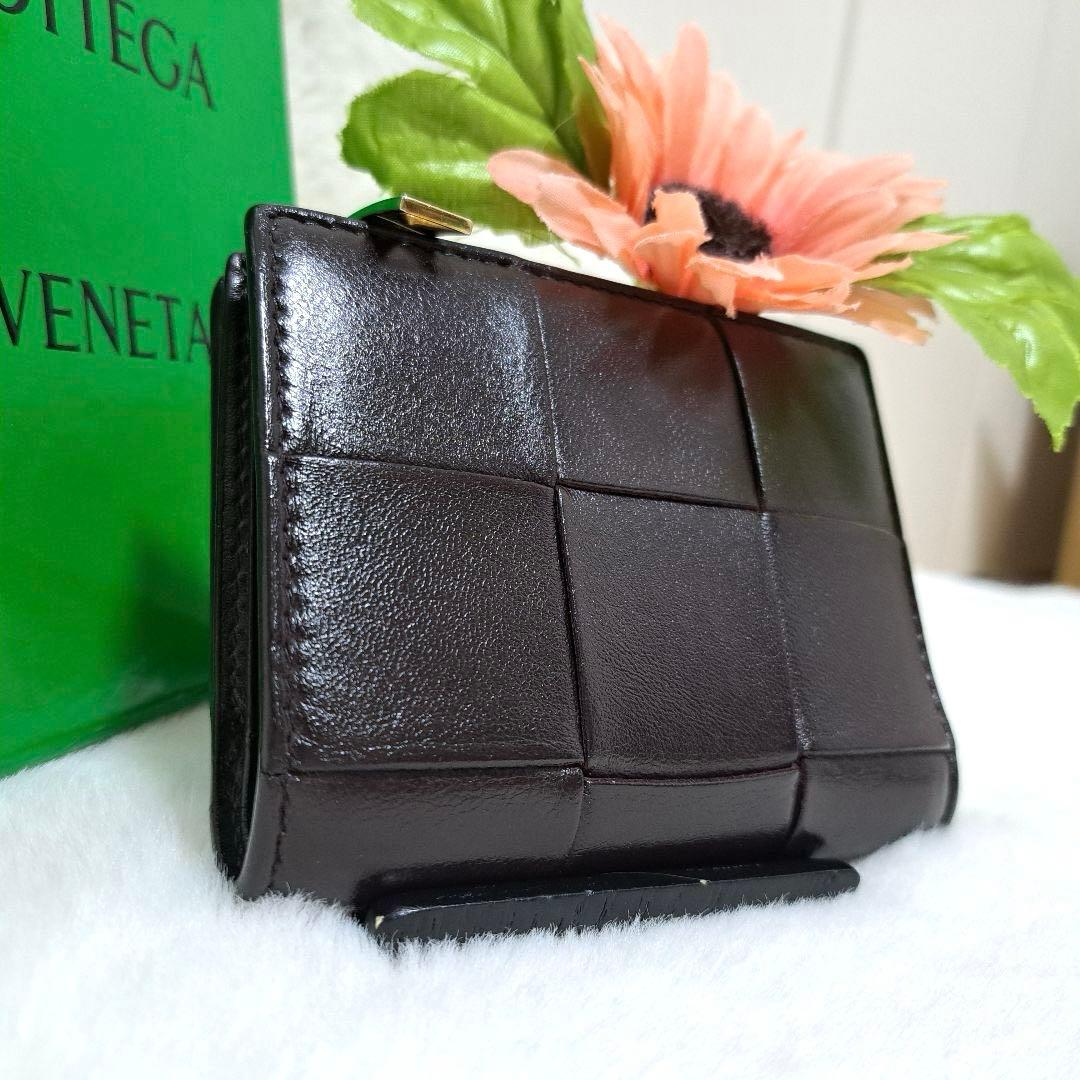 ✨極美品　RFID搭載✨ボッテガ　二つ折り　カセット　フォンデンテ　レザー