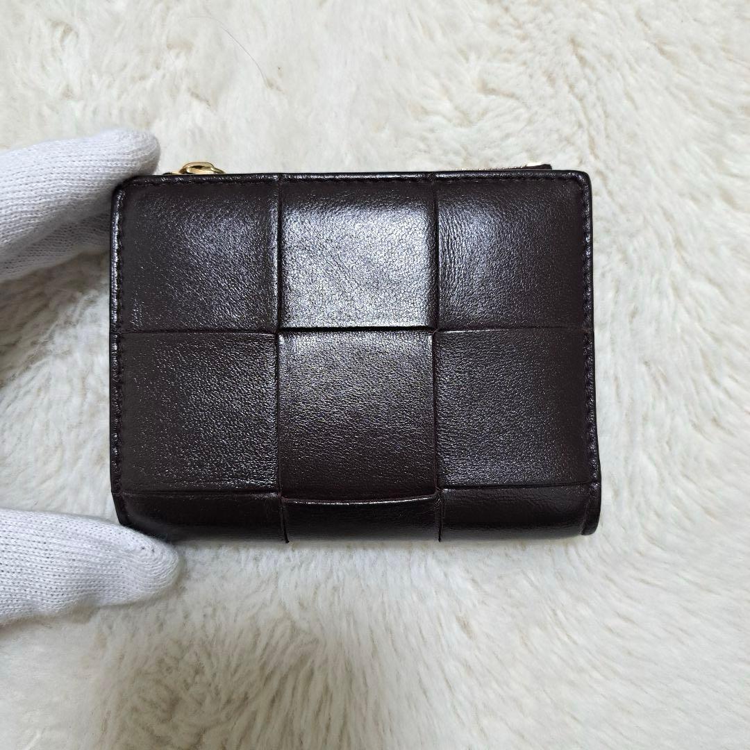 ✨極美品　RFID搭載✨ボッテガ　二つ折り　カセット　フォンデンテ　レザー