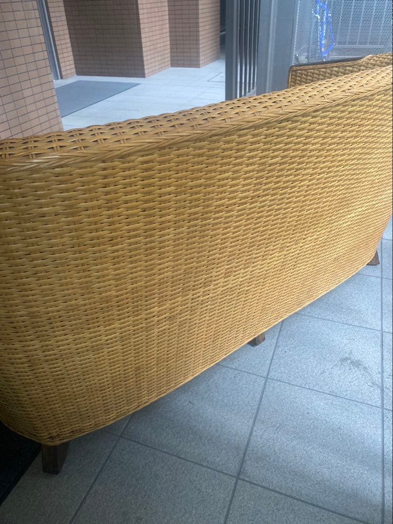 CASABLANCA カサブランカ　ラタンソファ　2人がけソファ　アジアン家具