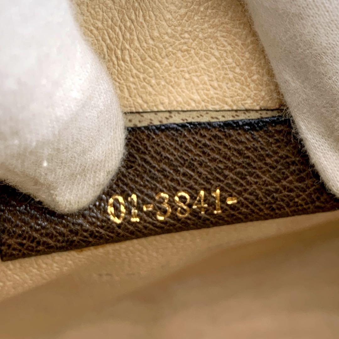 【美品✨】Gucci グッチ　GG柄　シェリーライン　ハンドバッグ　レザー