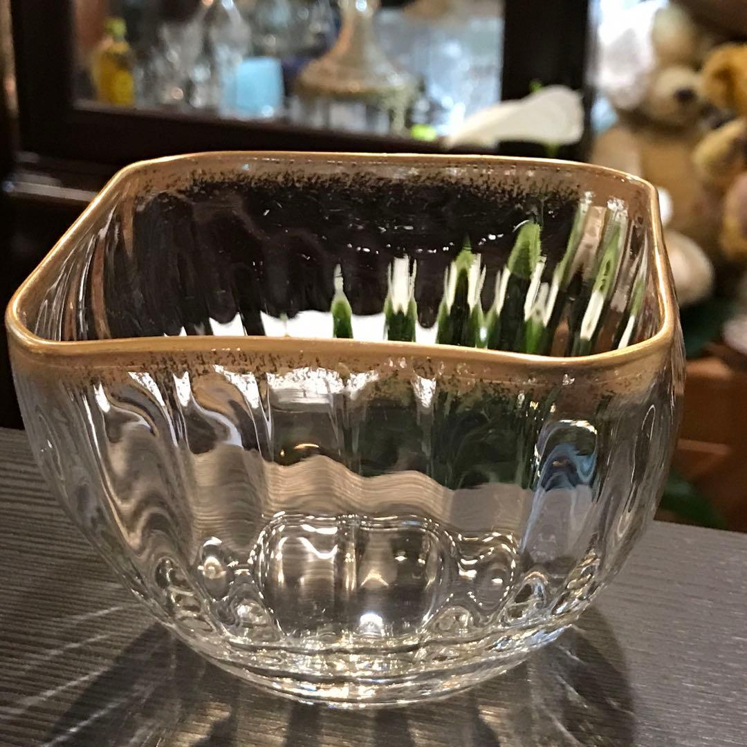 極稀少ドームナンシーDAUM NANCYデュカルDUCALクリスタルボウル☆小鉢