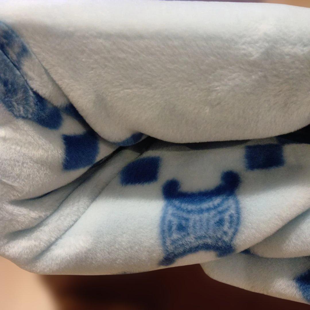 【最終価格】☆セリーヌ☆マカダム柄アクリルニューマイヤー毛布140×200cm