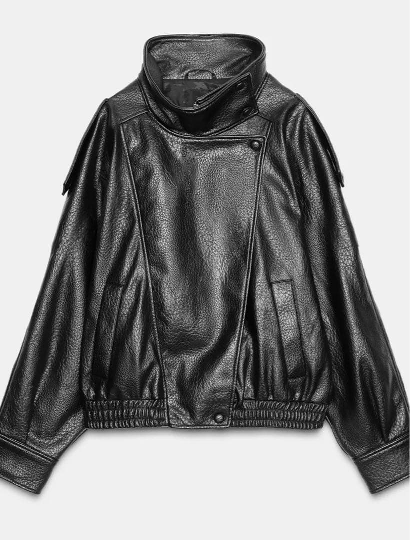 ZARA フェイク レザージャケット Sサイズ 新品未使用