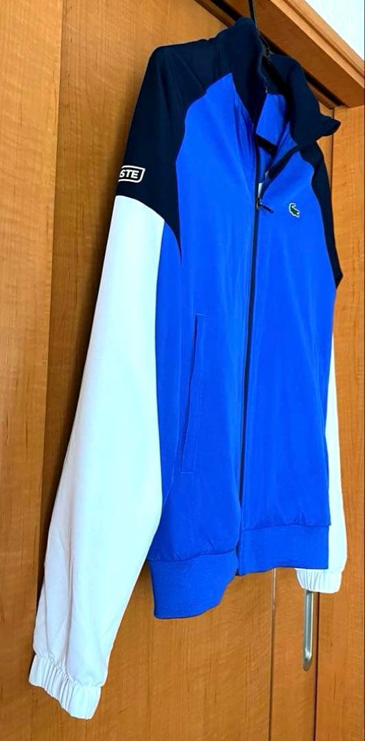 LACOSTE カラーブロックテニストラックスーツ　ブルー　メンズUSサイズＳ